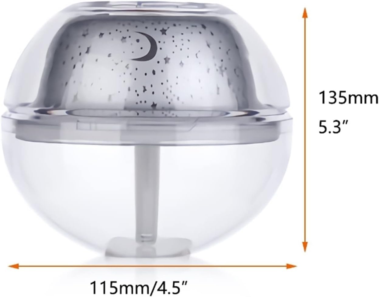 Do użytku domowego Nawilżacze 500mL ultradźwiękowy nawilżacz wyciszony Nano Mist rozpylacz zapachów LED gwiazda niebo projekcja lampka nocna nawilżacze do sypialni