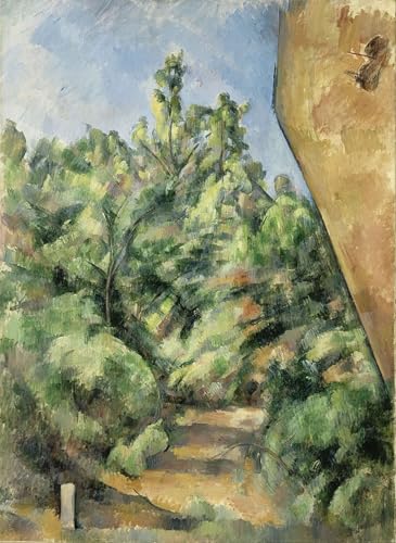 Le rocher rouge de Paul Cézanne peinture moderne 60x90cm pour habiller un grand mur