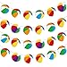 4pcs Beach Ball Banners Summer Beach Birthday Party Decorations Pool Theme Banner Decorations for Pool Party Summer Theme Baby Shower Supplies