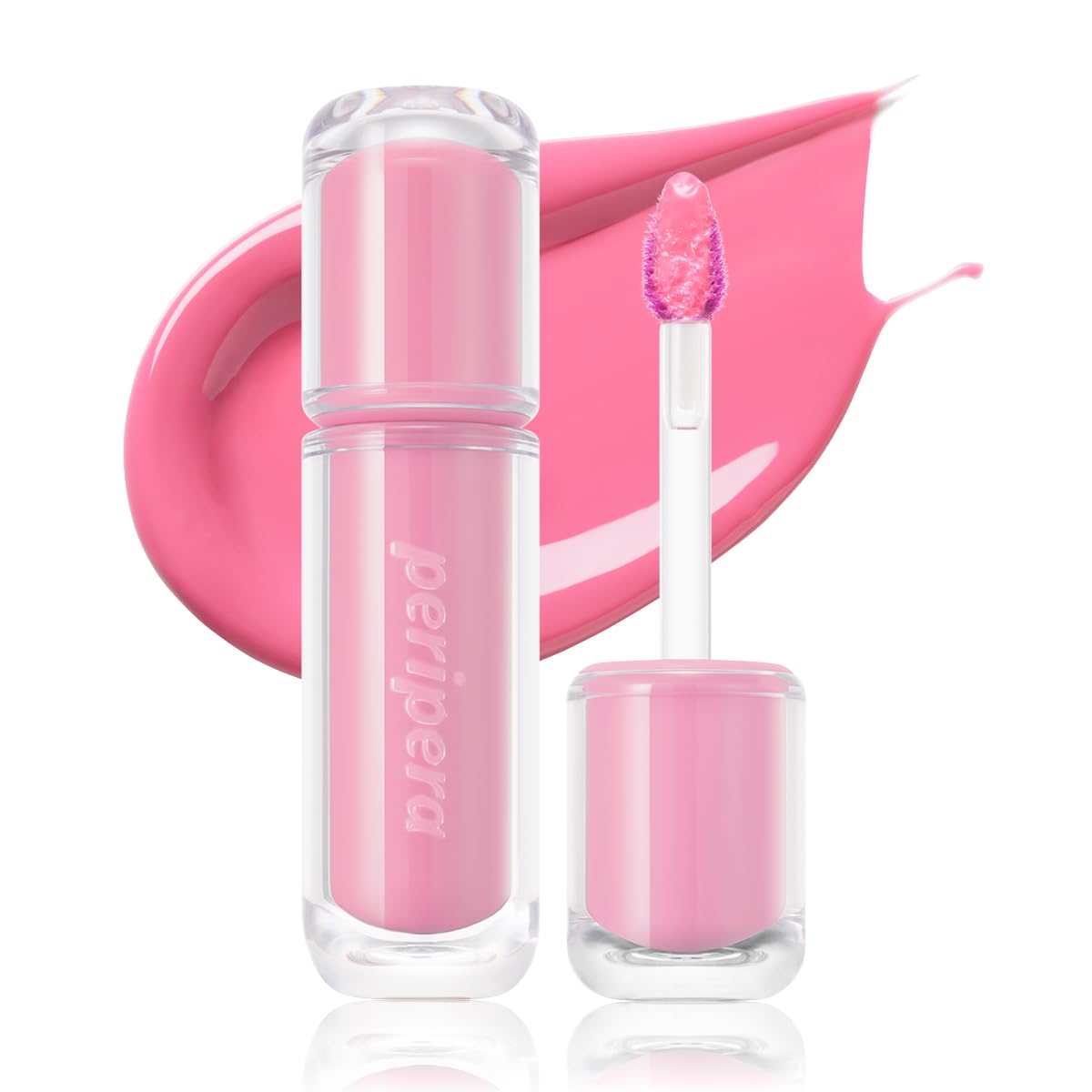 Peripera Mood Glowy Tint | Watery Glow Finish, Buildable Fresh Color, Long-Lasting Stain | Lightweight & Non-Sticky | K-Beauty Lip Tint, Safe for Sensitive Lips (05 BABY FAIRY)