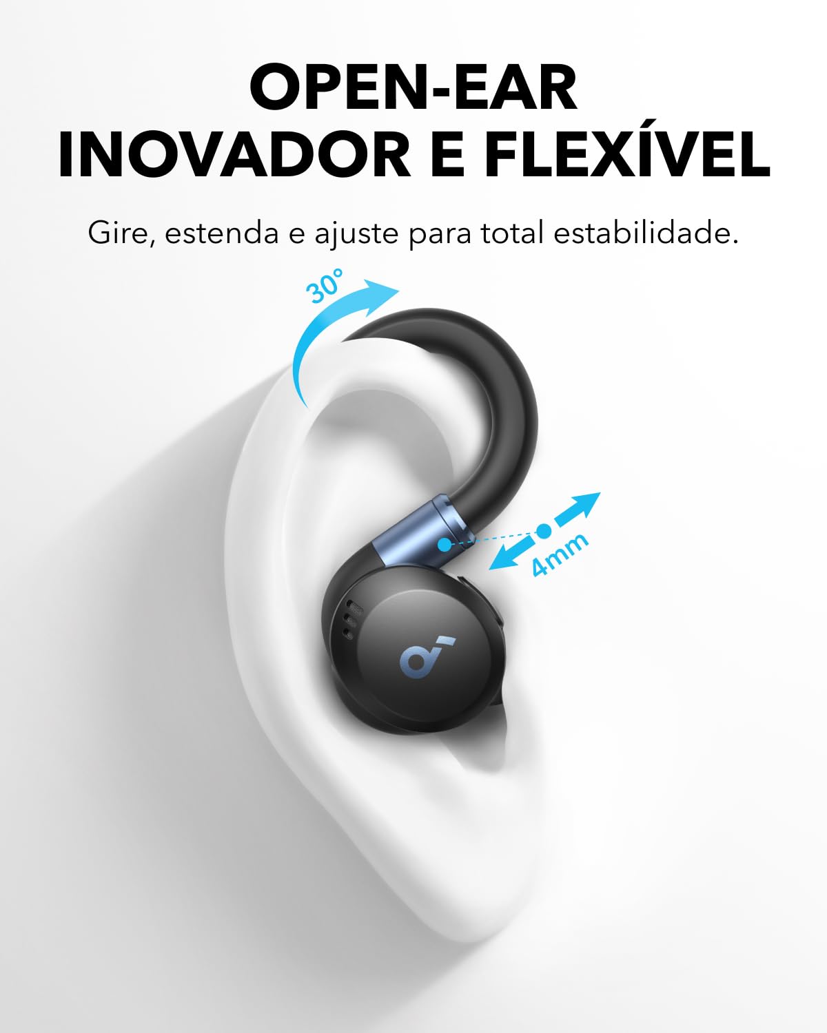 soundcore Sport X20 ワイヤレスイヤホン BLACK soundcore Sport X20 da Anker, Fone de Ouvido Bluetooth 5.3 Sem Fio
