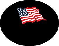 Dish Hoodie USA Flag Satellite Dish Cover - Snow Ice Protection for Dish Network DirectTV, 34x30 Inch Black Ripstop Nylon