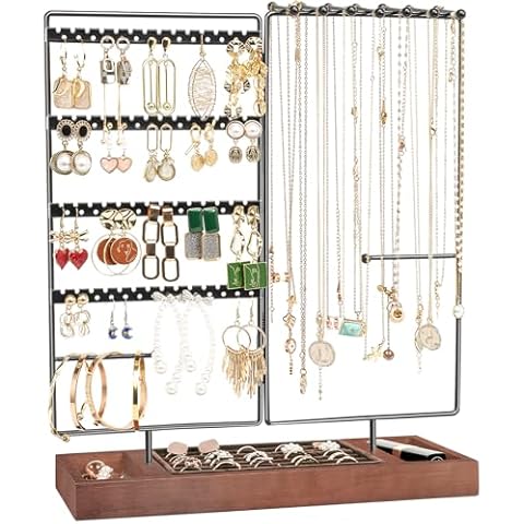 ProCase Jewelry Organizer Stand Earring Holder Cover