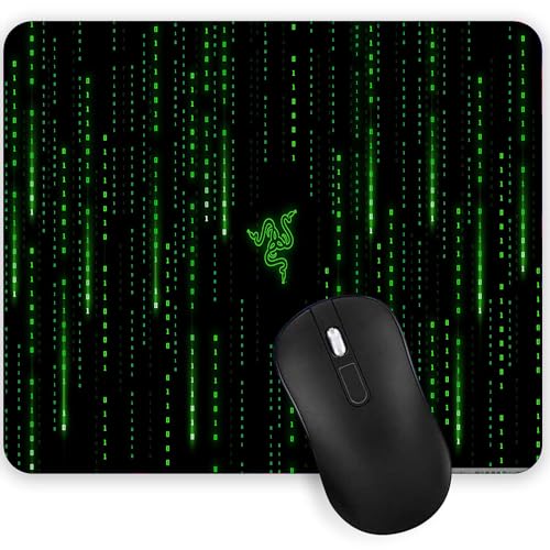 Image of Gadgets WRAP Gaming Mouse Pad 7.5 x 9 Inch, Anti-Slip, Spill-Resistant, Ideal for Home, Office, Gaming Setups - Razer Matrix