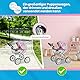 Kinderplay Puppenwagen ab 1 2 3 Jahre, Kinderwagen Spielzeug - Puppenwagen Kombi, Leichte und Stabile Konstruktion, Puppenbuggy Griffhöhe: 54 cm, Spielzeug Draussen, KP0260 (Grau)