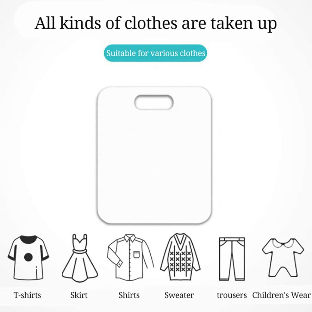 Tabla plegable de ropa para adultos, diseño fácil de plegar, duradera, para almacenamiento ordenado, ideal para el hogar y viajes