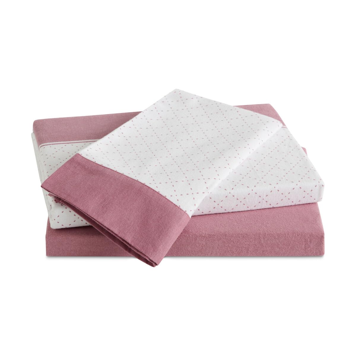 Alexandra House Living Eira Hot Pink Sheet Set 105 Bed 3 Pieces