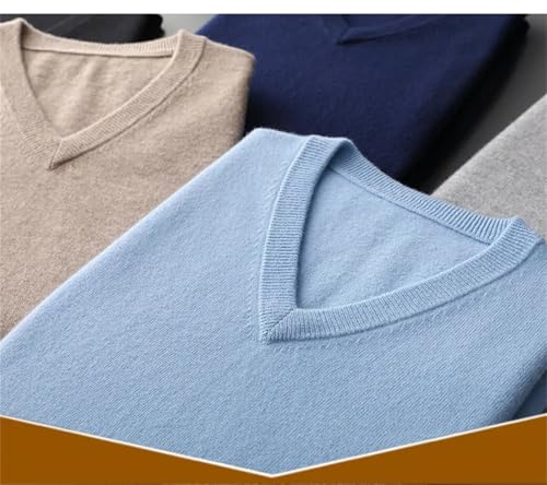 Men Luxury Winter Knitted Warm Cashmere Thick Pullover Sweater3