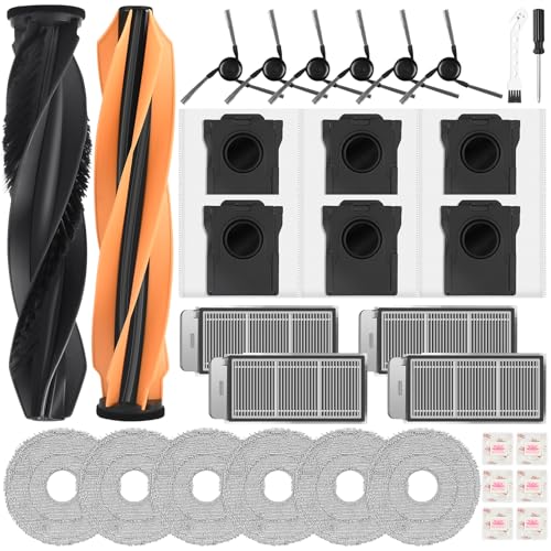 Bpbdzz 32 Stück zubehör für Dreame X50 Ultra Complete/L50 Pro Ultra/X50 Master/matrix10 Ultra Saugroboter, L40s Ultra/L40s Ultra AE/L40s Ultra CE Robot Vacuum,für Mova V50 Ultra Complete Saugroboter