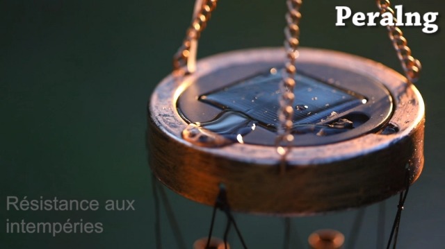 Carillon Éolien Solaire Lampes Solaires Led Extérieures Carillons
