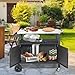 Kendane Grilltisch mit Großer Arbeitsfläche | Grill Beistelltisch, Outdoor Grill Trolley, Grilltisch Outdoor, Edelstahl Tischplatte Outdoor Garten Trolley