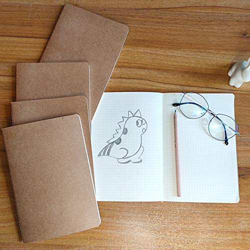 Carnet de notes A5 papier à pois pour bullet journal de bureau zmybcpack - 5