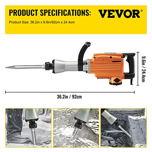 BuoQua Elektro-Abbruchhammer 65A, 230V / 50Hz Hochleistungs Betonbrecher Schweißer Spot 1500W Punktschweißgerät Schöne… – Bild 8