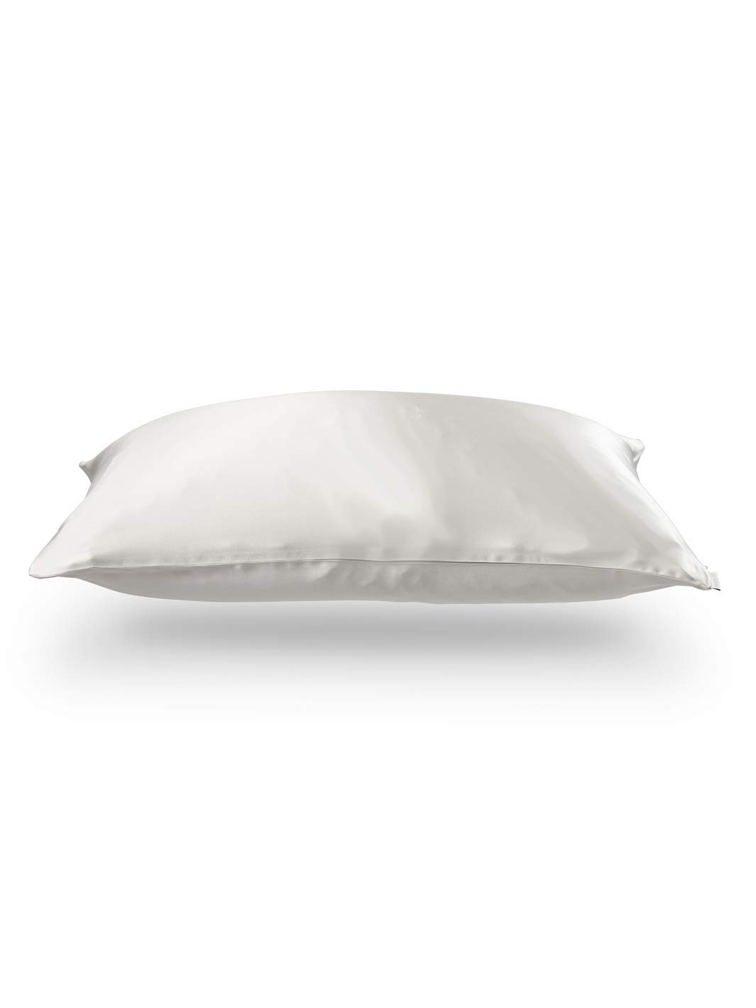 Set di 25 federe e maschera per occhi in pura seta di gelso al 100% | previene l'invecchiamento precoce e le pieghe del sonno sgradevoli | grigio tortora