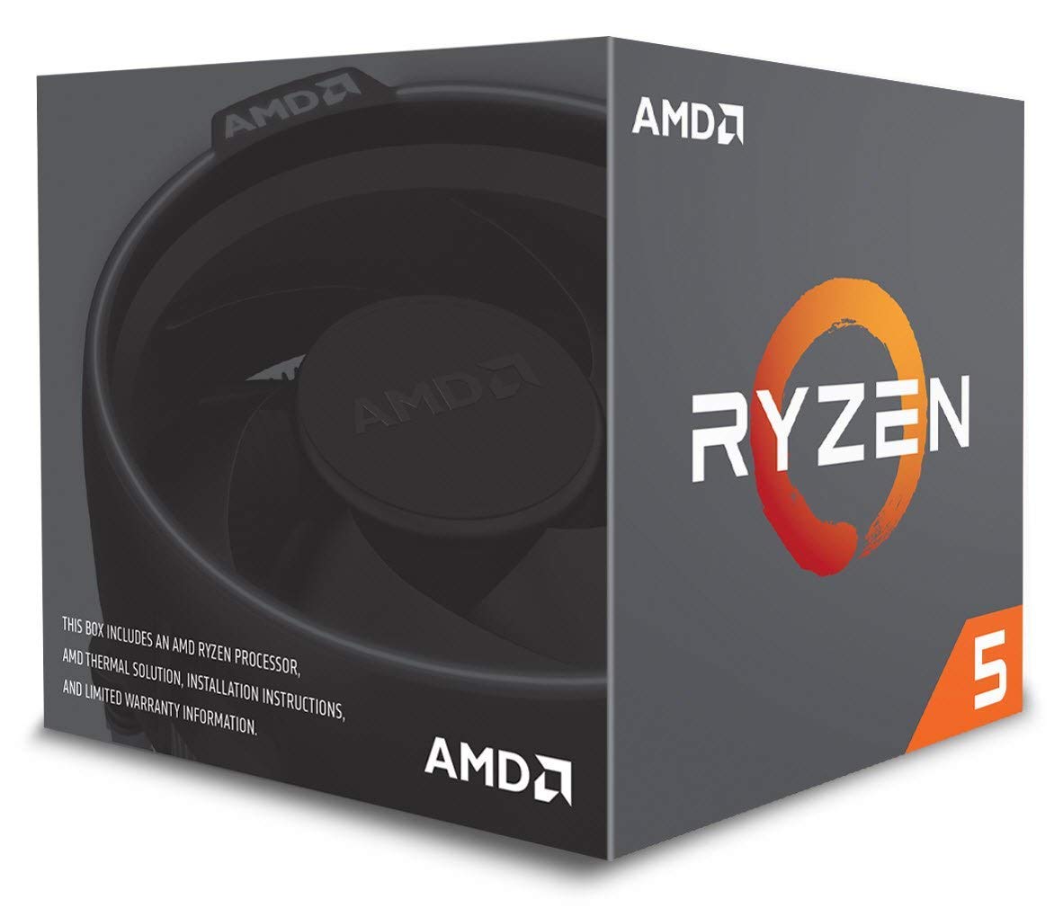 WANGYONGQI YD2600BBAFBOX Processeur RYZEN5 2600 Socket AM4 3.9Ghz Max Boost, 3,4Ghz Base+19MB