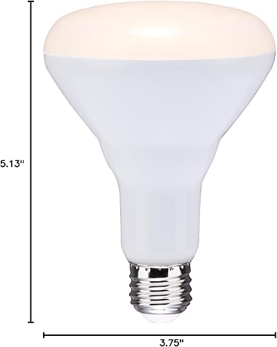 Miniatura 5 de Satco S11472 Lámparas reflectoras LED BR30, 65 W de repuesto, blanco, 8.5 vatios, paquete de 6