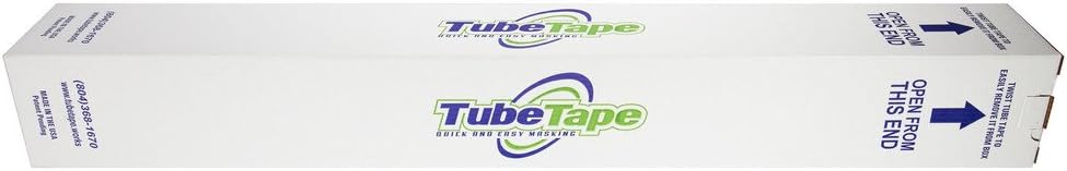 TubeTape Original-Size Car Jamb Tape, Yellow, 4 Feet x 0.25 Inches
