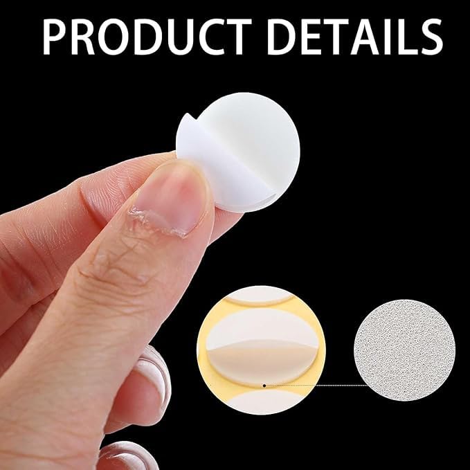 Image of Candle Wick Stickers for Candle Making, Double-Sided Sticky Dots, Heat Resistant, 20mm x 1mm, 112 Pieces