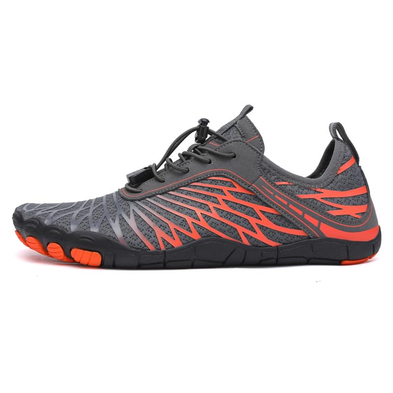 Anti-Slip Rubber Athletic Hiking Water Shoes for Mens Womens | Barefoot Aqua Swim Walking Shoes | Five-Finger Shoes | Running Shoes Lightweight Sneakers-image-23