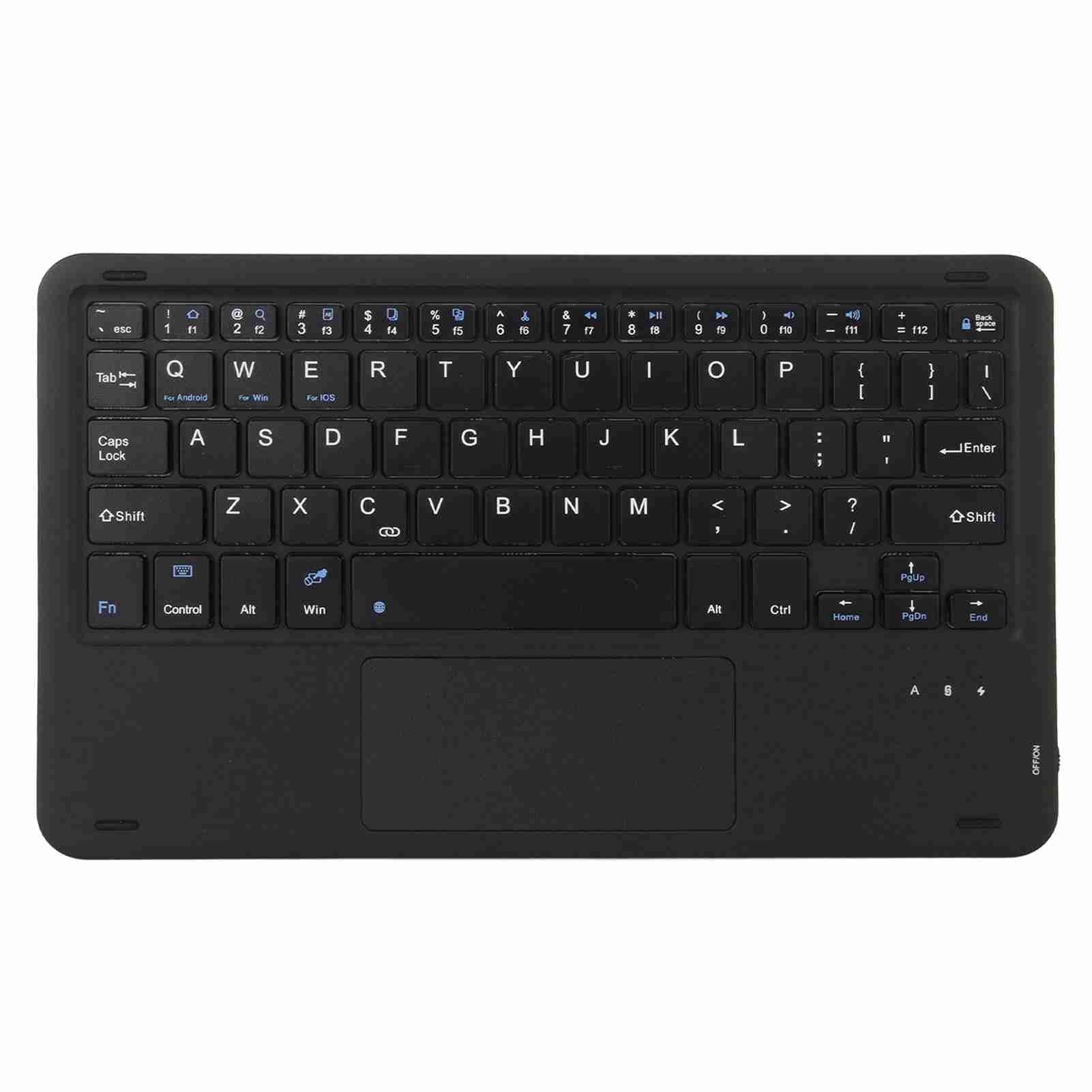 Scheda P11 Custodia da Tastiera, Tastiera Wireless Staccabile, Touchpad, Supporto a Penna, Trackpad, Custodia da Tablet da 11.2in con Design Non Slip, Protezione Completa, (#1)