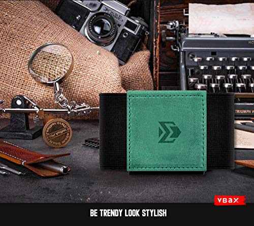 Image of Minimalist Slim Wallet Credit Card Holders - Elastic Small Front Pocket Wallet For Men Women