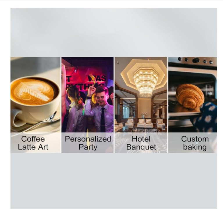 Stampante alimentare portatile per torta e caffè senza fili Design