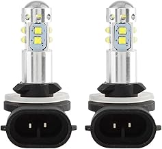 For H27 Led 881--Car Fog Light Bulbs?2Pcs 12-24V 50W Car High Power Bright Led Fog Daytime Light Bulbs Replacement For Accent 2013-2018?881 862 886 889 894 896 898?360?Beam Angle?6000K Super White