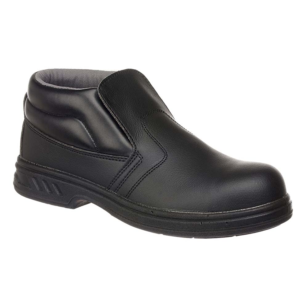 Portwest Steelite Slip On Safety Boot S2, Size: 35, Colour: Black, FW83BKR35