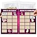 Giochi Alcolici Addio al Nubilato - Calendario Alcolico da Tavola Gratta e Vinci - Addio al Nubilato Gadget Amiche della Sposa - Kit Scherzi Accessori Team Bride to Be - Gioco per Bere Grattabile