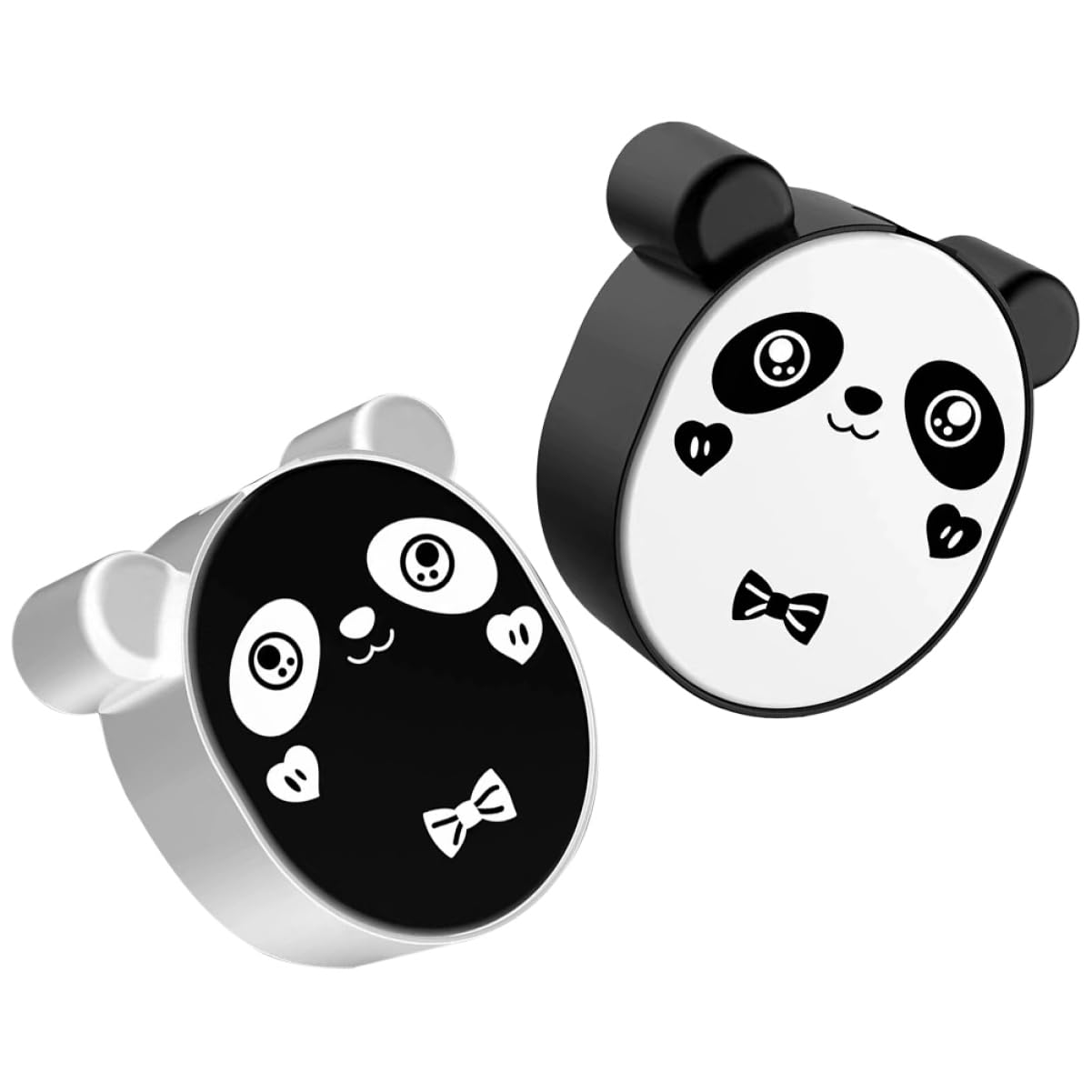 PRETYZOOM 2pcs Cartoon Panda Soap Holder Wall-Mounted Soap Box for Bathroom and Easy to Install Quick Draining Design