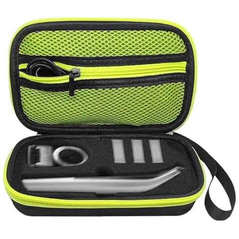 LinMei Travel Trimmer Case Compatible with One blade QP6510/70 QP6520/70 Pro Wet Dry Electric Shaver Hard Portable Storage Carrying Case for Shavers and Accessories Cover