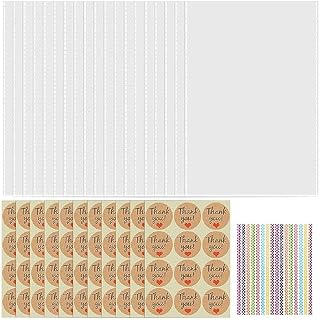 100Pcs Clear Cellophane Bags, Cookie Bag, Self Adhesive Cellophane Bags, Plastic Cookie Bags Candy Bags Dessert Bags For Cookie, Cake, Chocolate, Candy Gift Giving Bags (12 * 16cm)