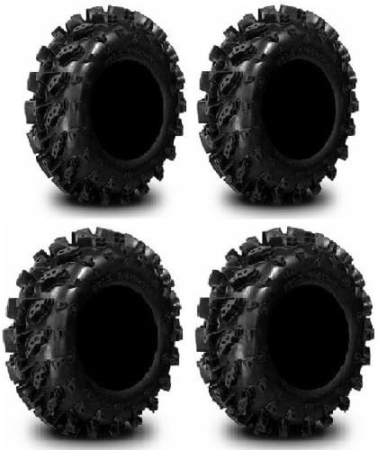 Full set of Interco Swamp Lite 27x9-12 and 27x10-12 ATV Tires (4)