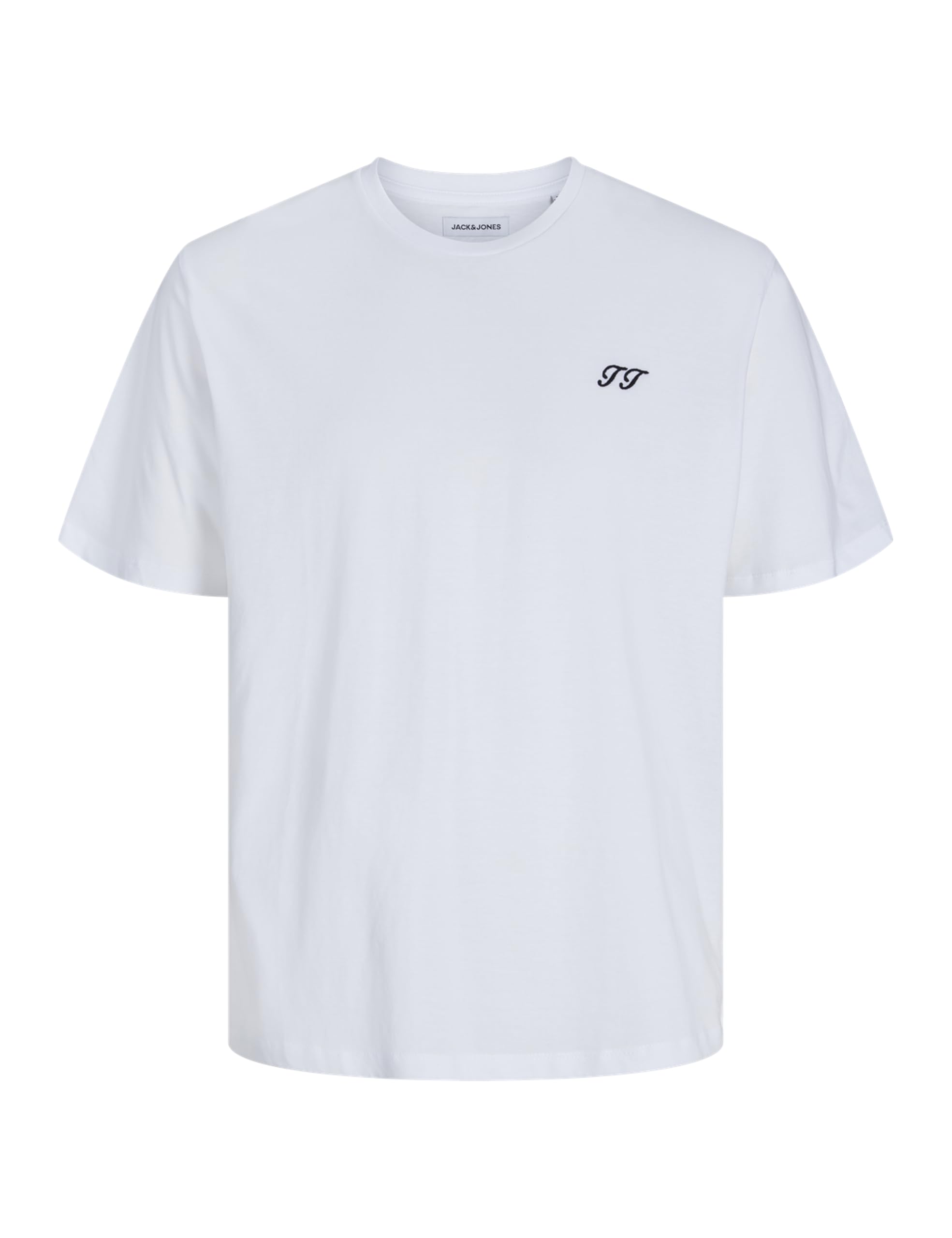 Jack & Jones Men's Jacomaha SS Tee, White, S