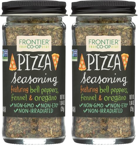 Frontier Co-op Pizza Seasoning, 1.04-Ounce Jar, Featuring Bell Pepper, Fennel Seed & Oregano, Great on Pasta and Salads (Pack of 2) image 4