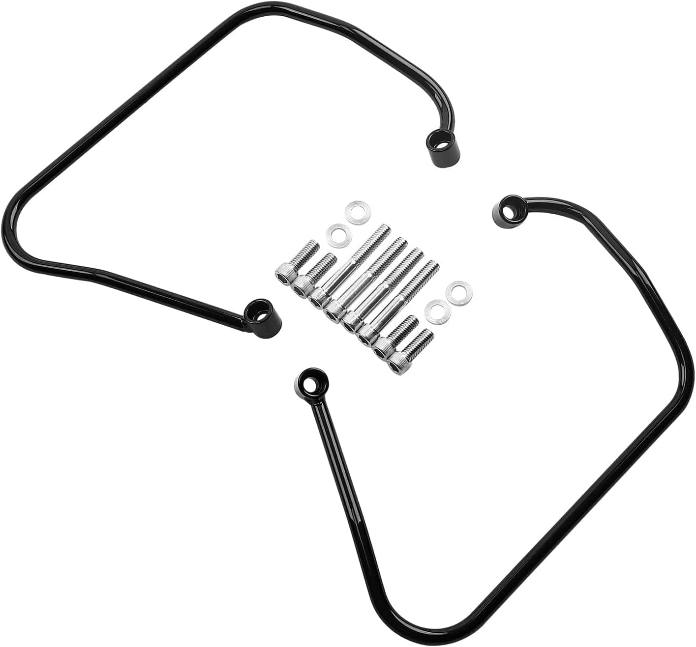 Saddlebags Support Bracket Mount Rack Kit Fits for Harley Softail Slim FLSL Street Bob FXBB Models (2018-2025 )