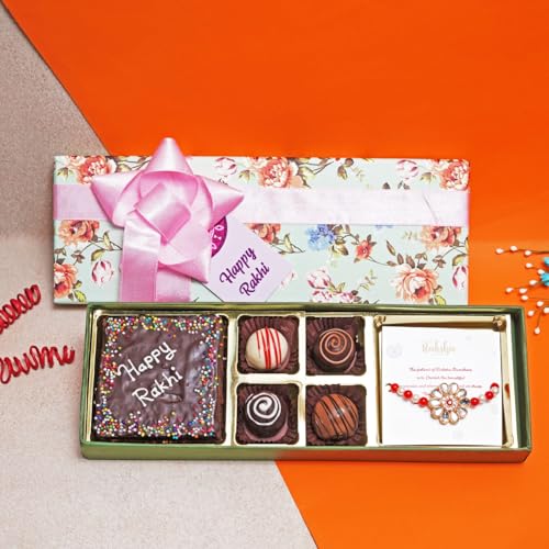 Image of Velvet Fine Chocolates Joyous Rakhi Box