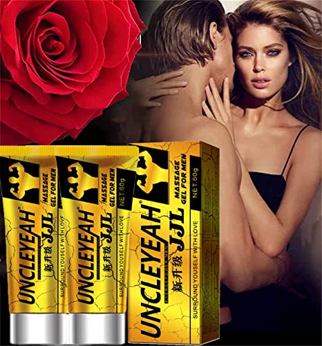 Dura+ Male Endurance Gel, Edge Delay Gel. Ultimate Staying Power, Men's Massage Cream Becomes Longer and Thicker Enhancement Cream, Men's Energy Cream Delay Performance Boost Strength (2pcs)