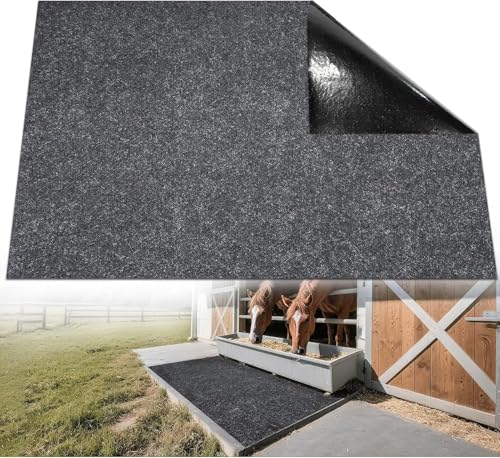 Esterilla para establo de caballos de 120x180cm, alfombra cortable para caballos y ganado, alfombras duraderas y absorbentes, para caballos, gallinas y animales pequeños