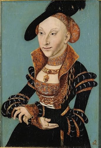 Cuadro en lienzo Lucas Cranach de 60x90cm para decoración de dormitorio