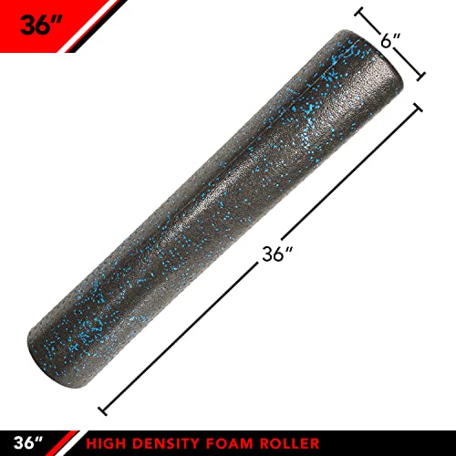 JFIT-High-Density-Foam-Roller-Solid-Blue-18-Inch