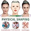 JLK-ZHOU Reusable Facial Slimming Mask Anti Wrinkle V Full Face Lifting Chin Cheek Lift up Slim Belt Band Strap Slimming Thin Mask Sleeping Belts (Full Face Belts)
