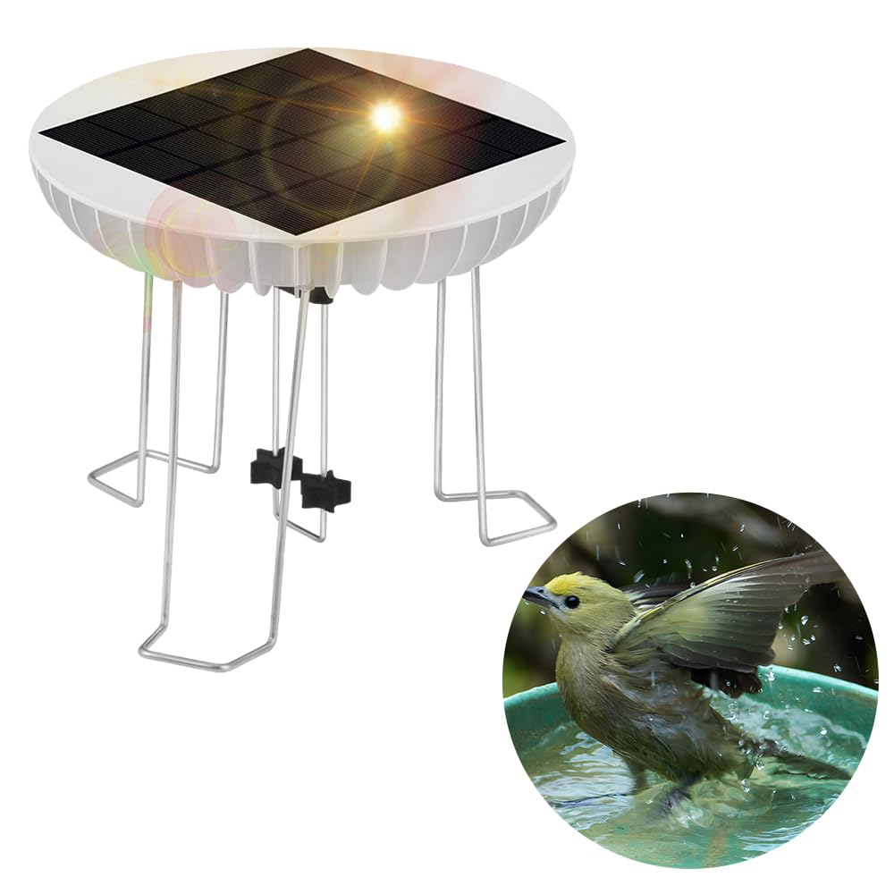 Wiggler de agua solar 3,7V baño de pájaros motor sin escobillas estanque jardín