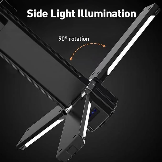 Image of Rechargeable Foldable Camping Lights Rechargeable, 3000mAh PowerBank, 1500 LM Portable Flashlight, 5 Modes LED Tent Lights for Camping,Essential Waterproof Camping Light for Hiking, Camping Essentials