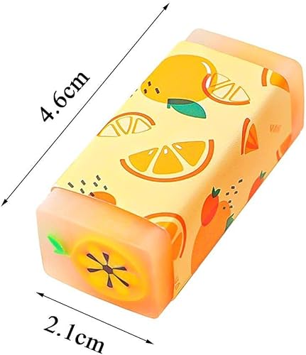 Miniatura 5 de Mini borradores de frutas para niños, borradores de lápiz para niños, bonitos borradores de lápiz, mini borradores de frutas novedosos para
