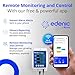 Bluelab Guardian Monitor Inline Wi-Fi for Real-time pH, Temperature, and Conductivity (TDS/PPM) Measurements in Water with Calibration, 3-1 Digital Nutrient Meter for Inline Dosing Systems