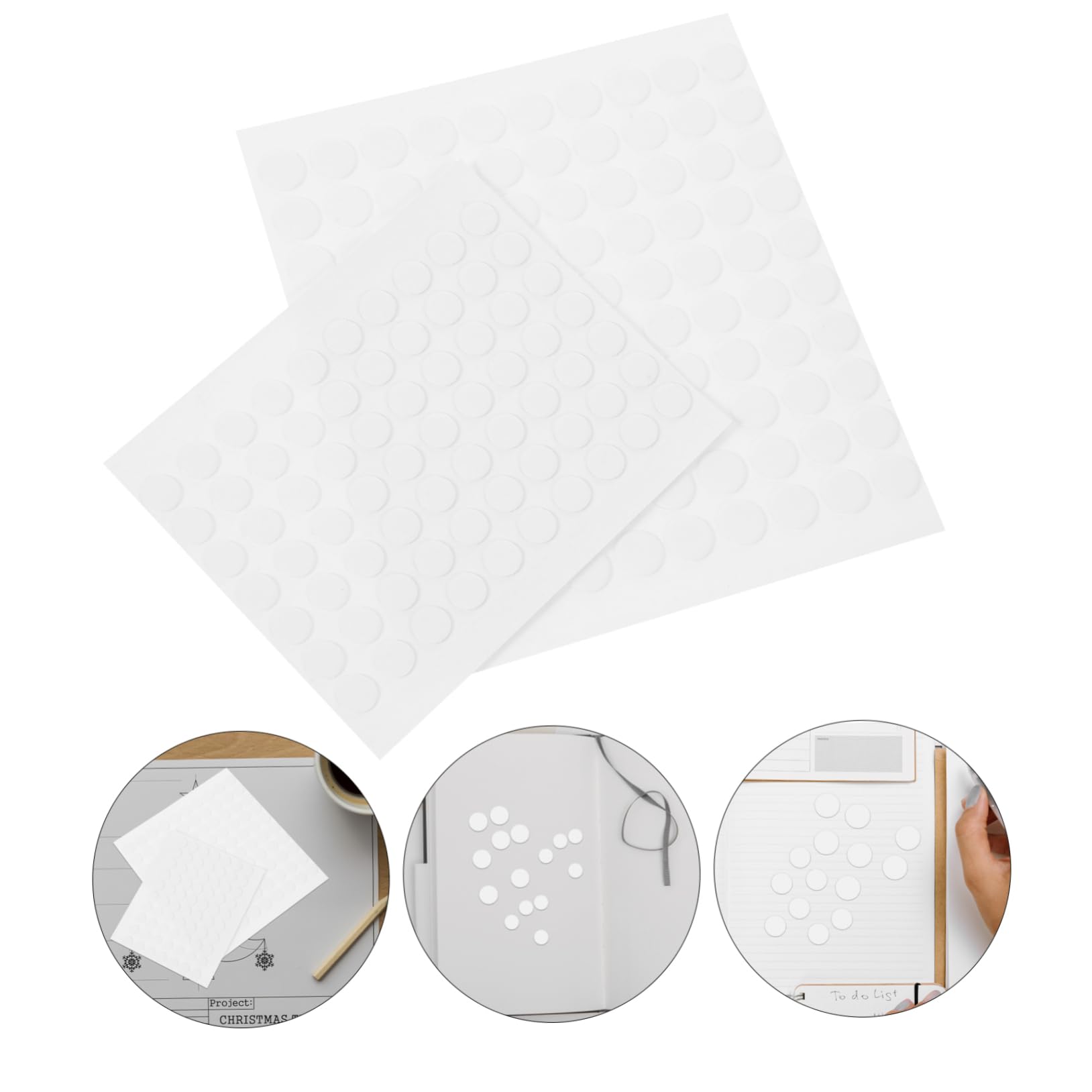 NAMOARLY Strong Bond Double Sided 10 Pack for Wall Hanging and Festival Decorations