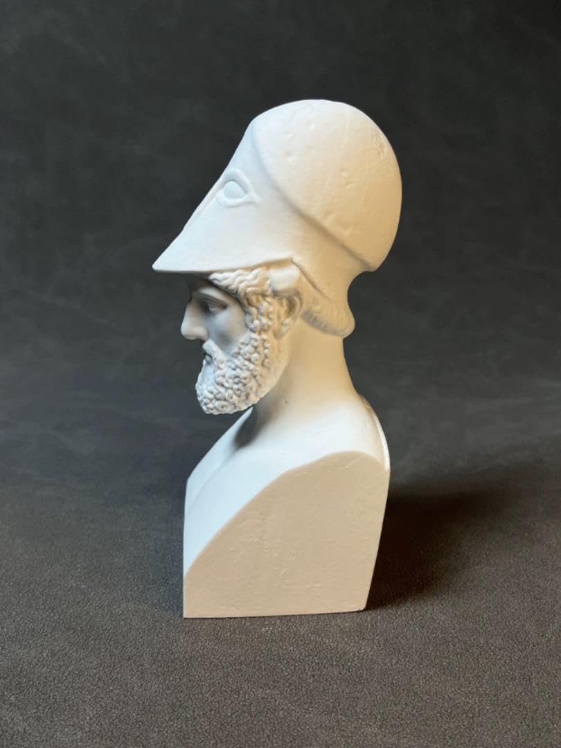 Amazon.co.jp: 彫刻 古代ギリシャ ペリクレス将軍 石膏像 装飾品 現代