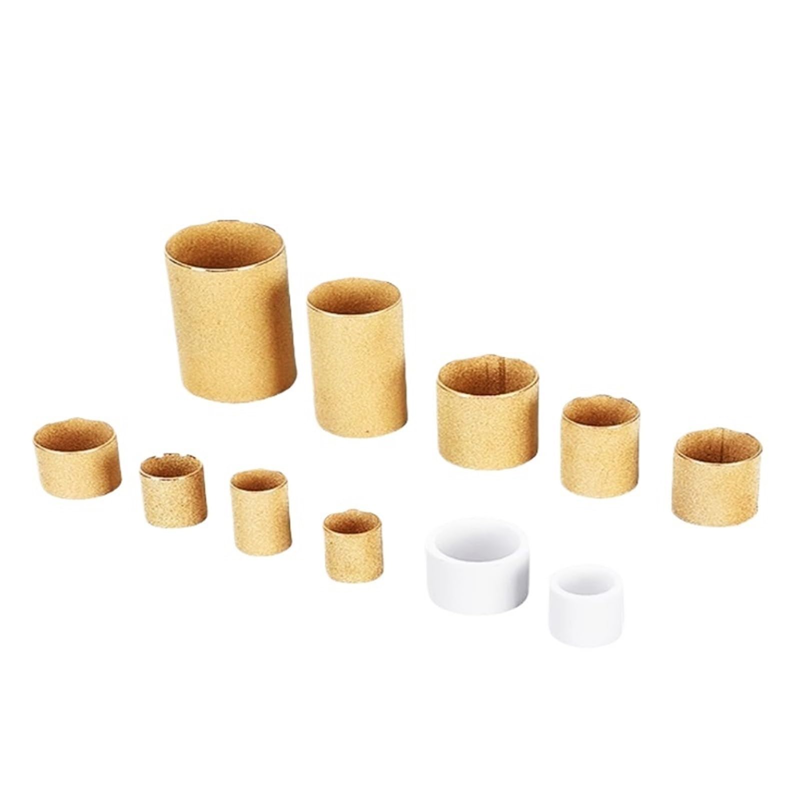 Lot de 10 éléments filtrants pneumatiques en cuivre avec noyau en fibre de fibre (S-MC4000 (cuivre))