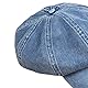 Perfeclan Damen Ballonmütze Schirmmütze Sommerhüte Kappe Barett Baskenmütze Newsboy Cap Vintage Maler Mütz Bakerboy Mütze Schiebermütze Cabbie-Mütze mit Schirm für Alle Jahreszeiten, Hellblau